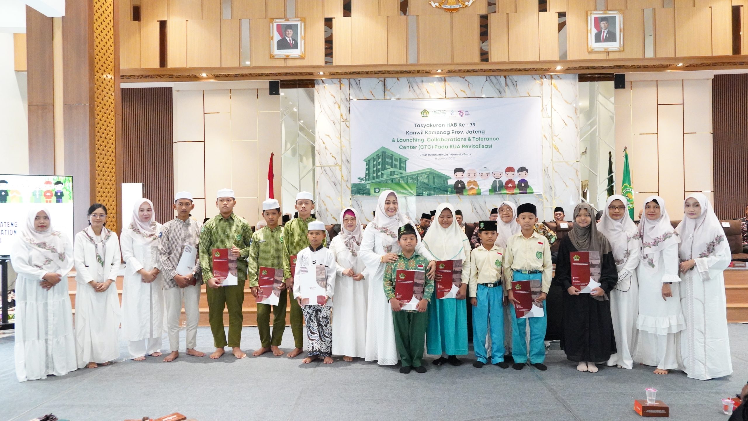 Tasyakuran HAB ke 79, Kemenag Jateng Santuni Puluhan Anak Yatim di Kota Semarang