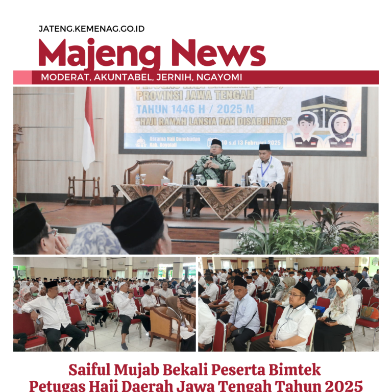 Saiful Mujab Bekali Peserta Bimtek Petugas Haji Daerah Jawa Tengah Tahun 2025