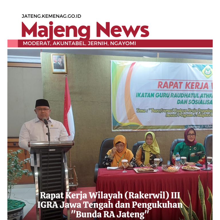 Rapat Kerja Wilayah (Rakerwil) III IGRA Jawa Tengah dan Pengukuhan Bunda RA Jateng