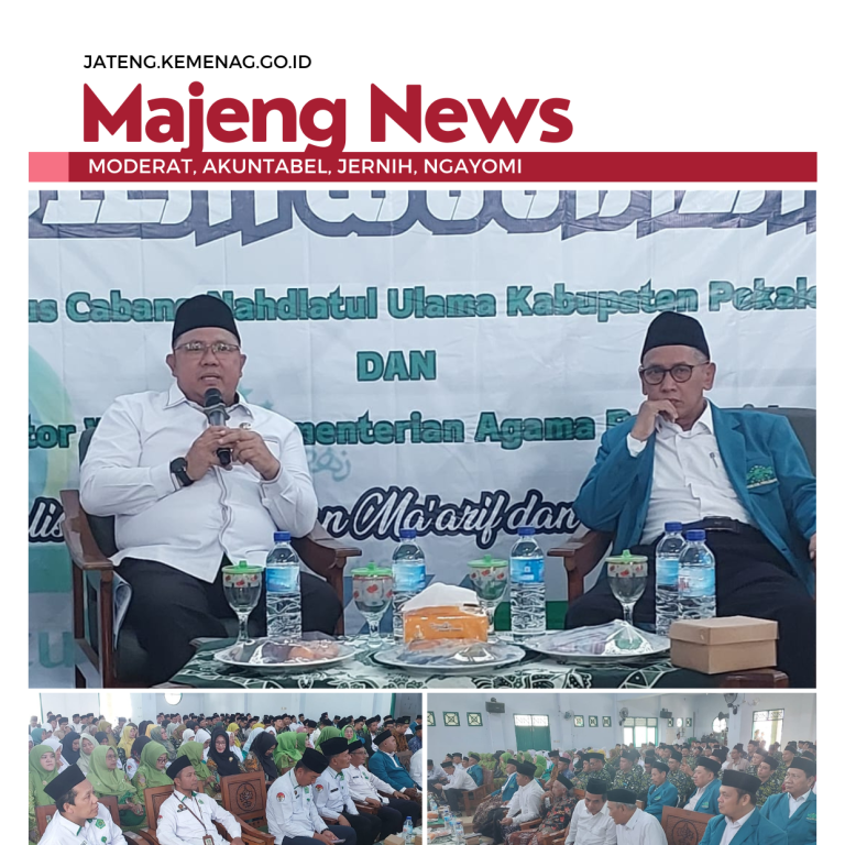 Silaturahmi Kakanwil Kemenag Jateng dengan PC NU Kabupaten Pekalongan