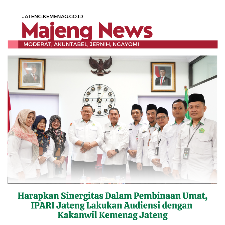Harapkan Sinergitas Dalam Pembinaan Umat, IPARI Jateng Lakukan Audiensi dengan Kakanwil Kemenag Jateng