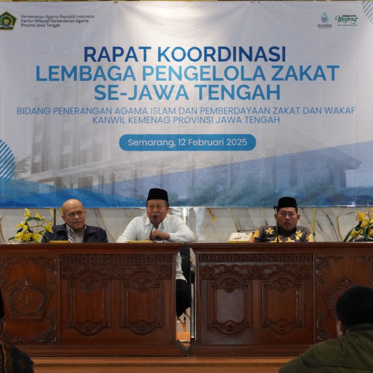 Sinergi Program melalui SIMZAT, Kemenag Jateng Gelar Rakor Lembaga Pengelola Zakat se-Jawa Tengah