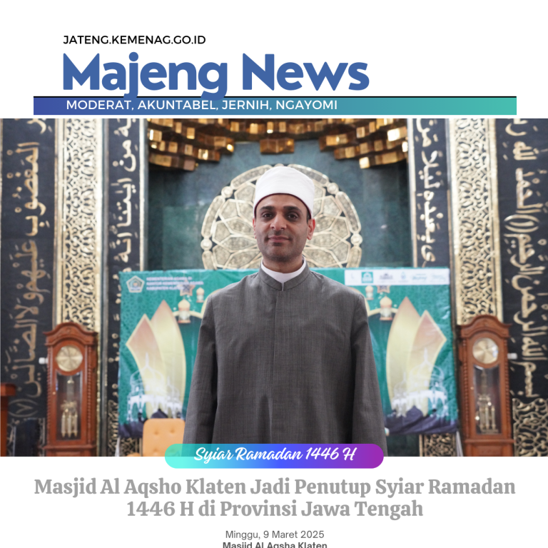 Masjid Al Aqsho Klaten Jadi Penutup Syiar Ramadan 1446 H di Provinsi Jawa Tengah