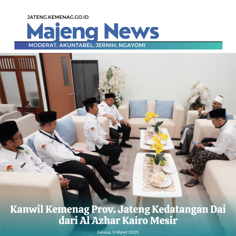 Kanwil Kemenag Prov. Jateng Kedatangan Dai dari Al Azhar Kairo Mesir