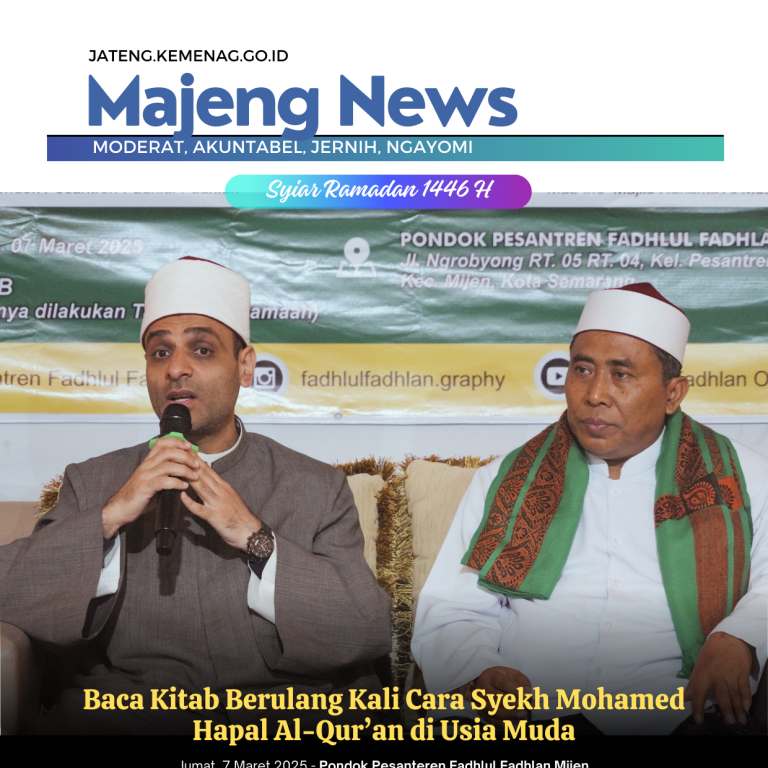 Baca Kitab Berulang Kali Cara Syekh Mohamed Hapal Al-Qur’an di Usia Muda