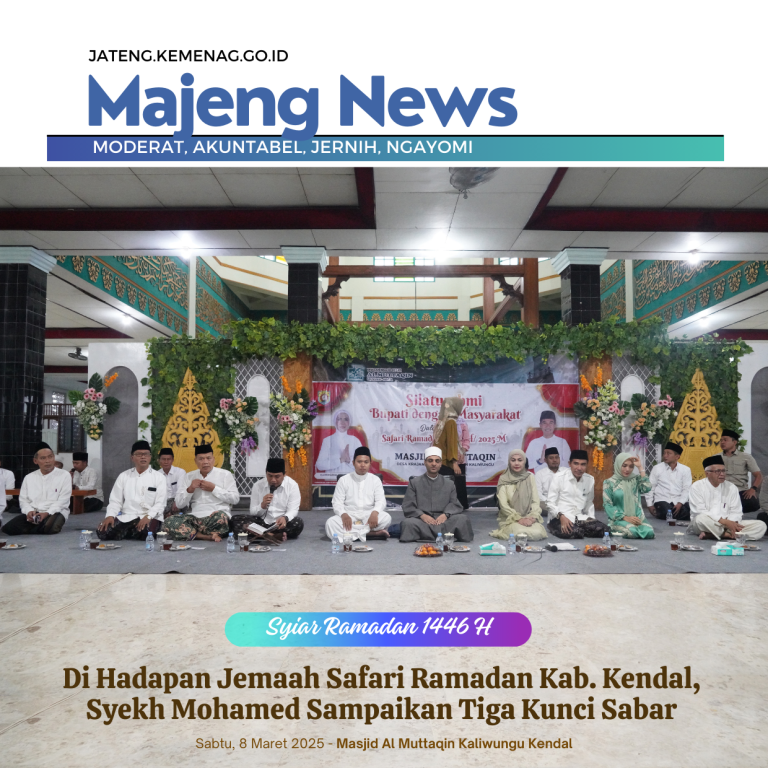 Di Hadapan Jemaah Safari Ramadan Kab. Kendal, Syekh Mohamed Sampaikan Tiga Kunci Sabar