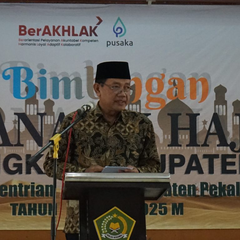 779 Jamaah Ikuti Manasik Haji Tingkat Kabupaten Pekalongan 2025, Kepala Kemenag: Bekal Penting Menuju Haji Mabrur