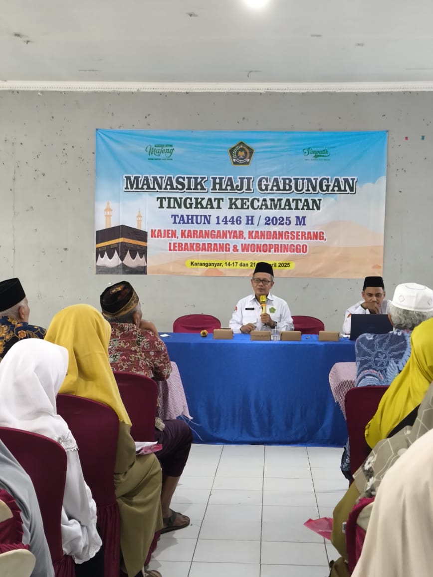 Manasik Haji Tingkat Kecamatan Digelar Serentak di Kabupaten Pekalongan, Calon Jamaah Bertemu Langsung dengan Petugas Kloter