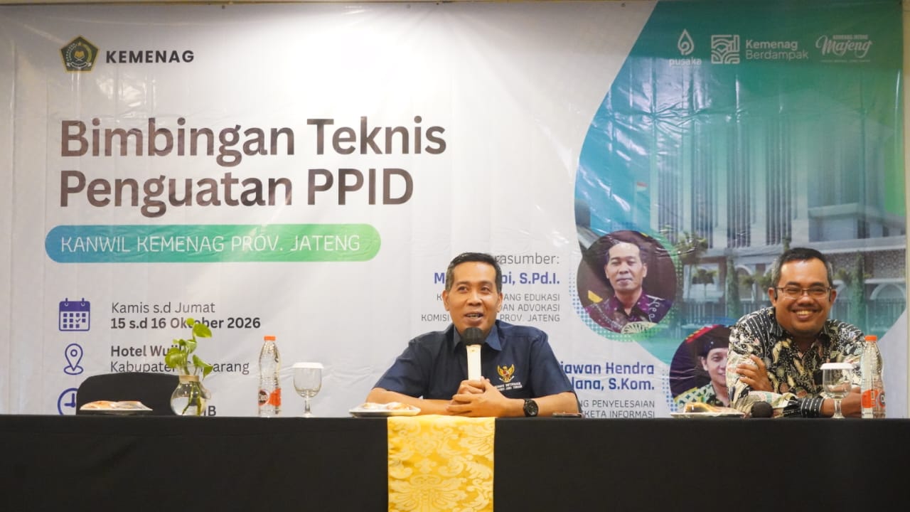 Kemenag Jateng Perkuat Transparansi, PPID Didorong Makin Informatif dan Inklusif