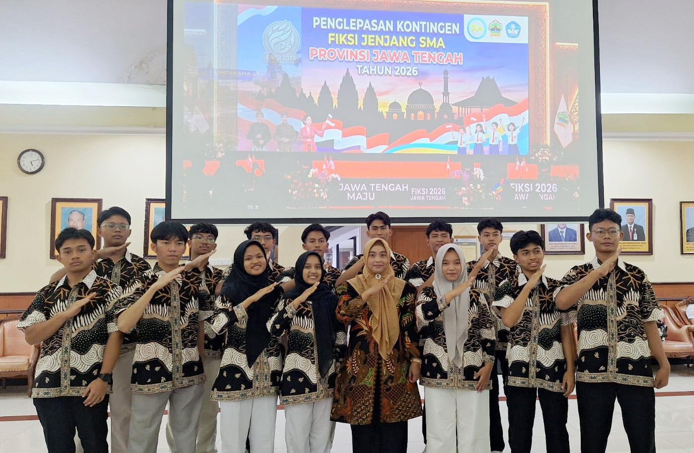 Siap Harumkan Jawa Tengah, Kontingen FIKSI 2026 Dikukuhkan Jelang Laga Tingkat Nasional di Bali