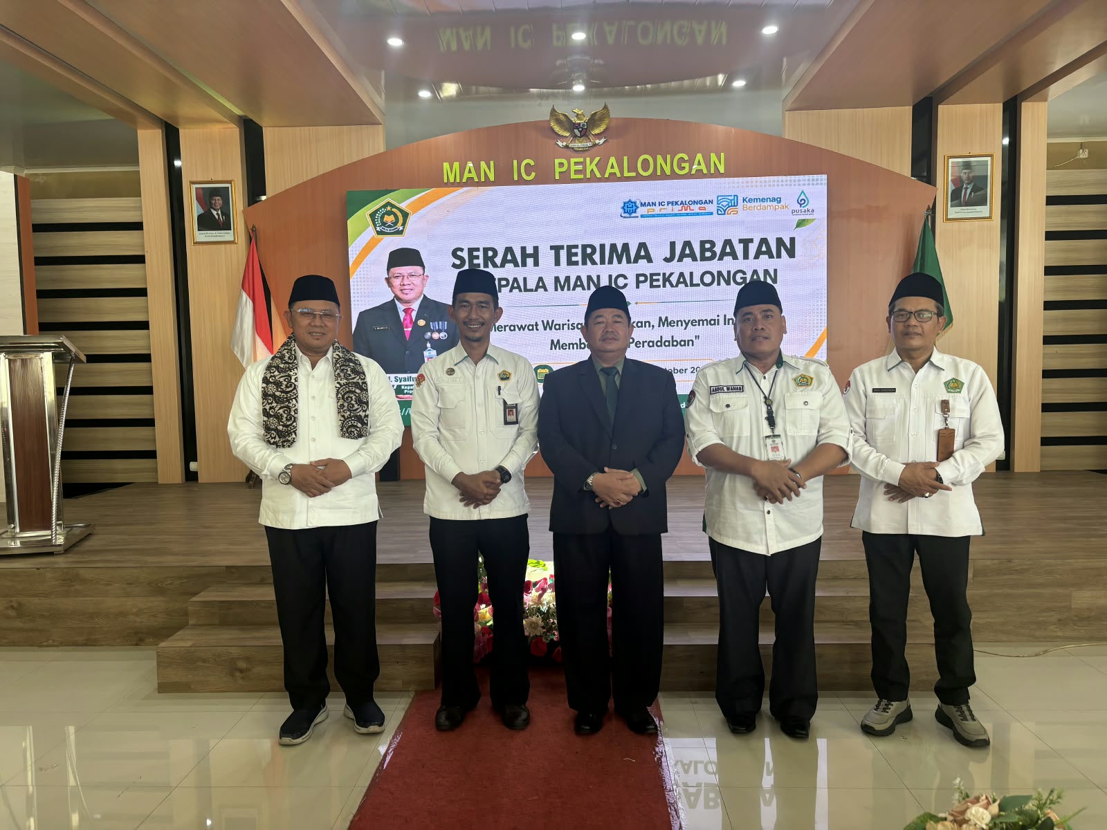 Serah Terima Jabatan Kepala MAN IC Pekalongan, Saiful Mujab Dorong Madrasah Berkelas Dunia