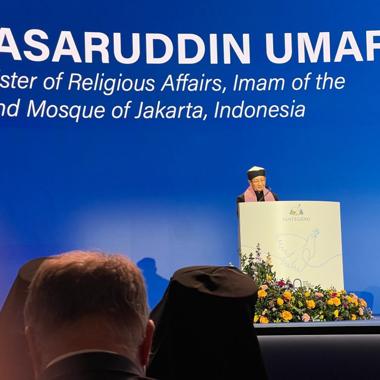 Pidato di Assisi, Gagasan Diplomasi Agama Menag Didukung Pemimpin Agama Dunia